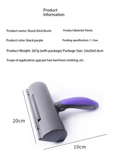 Pet Hair Removal With Light Lent Remover