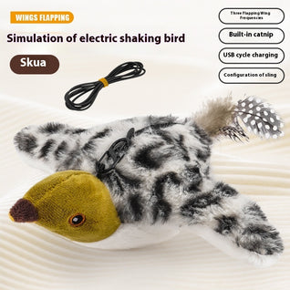 Daily Essentials Co Electric Bird Cat Toy – Rechargeable Flying Fun